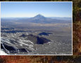 Blick beim Abstieg auf den Sajama, 6.542 m