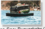  Titicaca-See: Busverkehr ber die Seeenge von Taquia