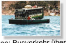  Titicaca-See: Busverkehr ber die Seeenge von Taquia